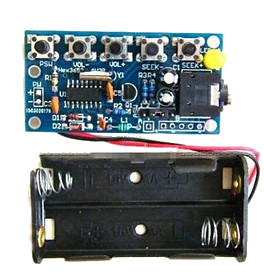 DIY - zestaw - stereo radio FM, 76 MHz-108 MHz