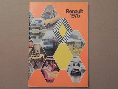 Prospekt - RENAULT - GAMA MODELI - 4 5 6 12 15 16 17 ALPINE - 1975 r