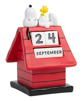 Wieczny kalendarz na biurko Snoopy Prezent na urodziny