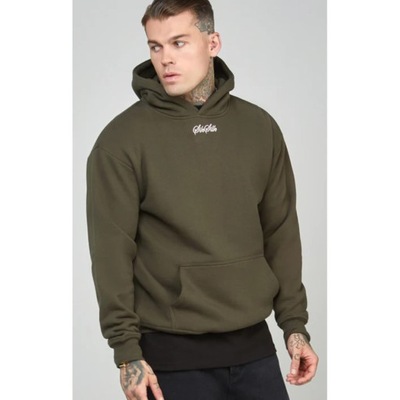 Siksilk Script Logo Oversized SS-24757 Bluza z Kapturem L