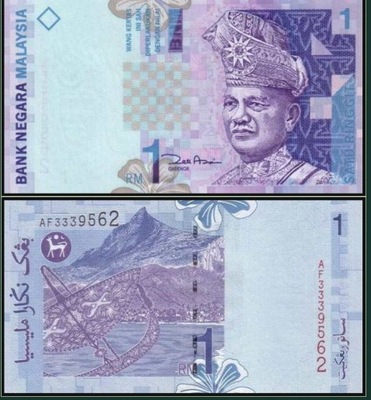 MALEZJA 1 Ringgit Undated (1998) UNC