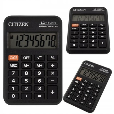 Kalkulator kieszonkowy Citizen LC-110NR 8 cyfrowy