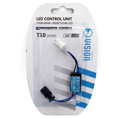 STEROWNIK REZYSTOR CANBUS LED W5W T10 OPORNIK