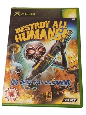 XBOX DESTROY ALL HUMANS X BOX CLASSIC