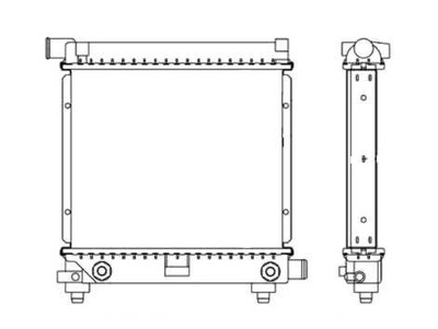 RADUADOR MB W201 1.8-2.0I AUT KL- NRF 517662  