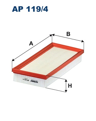 Filtron ap 119/4 фильтр воздуха фото №1