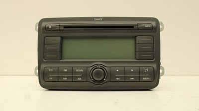 Радио cd skoda fabia ii rapid roomster 5j0035161 фото №1