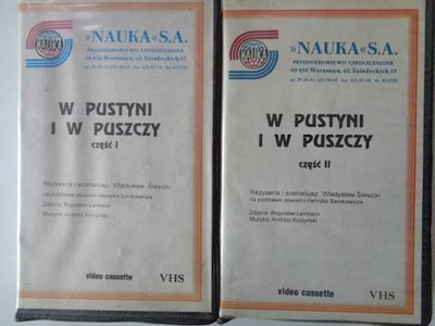 W pustyni i w puszczy cz 1,2 VHS