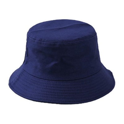 Kapelusz typu Bucket dla dorosłych Solidny kapelusz przeciwsłoneczny Granatowy 56-58 cm