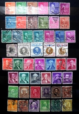 USA 1898 - 1963, prezydenci x 49