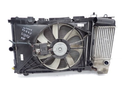 Комплект радиатор вентилятор auris 1.4 d4d d-4d 10r фото №1