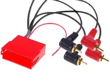 ADAPTOR GN. MINI ISO>4 WTYKI RCA AUDI/VW/SKODA  