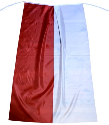 FLAGA POLSKI PELERYNA KIBICA NA MECZ 80x120cm