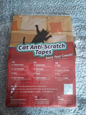 Ochraniacz na sofę Anti Cat Scratch Tape Toy 5 szt