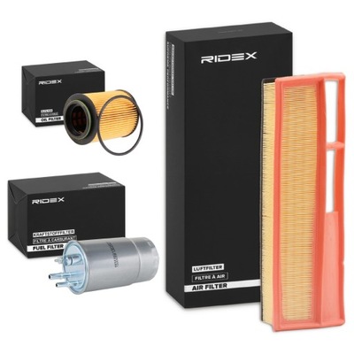 Набор фильтров ridex 4055f23202 do ford ka ru8 do fiat grande punto 199 фото №1