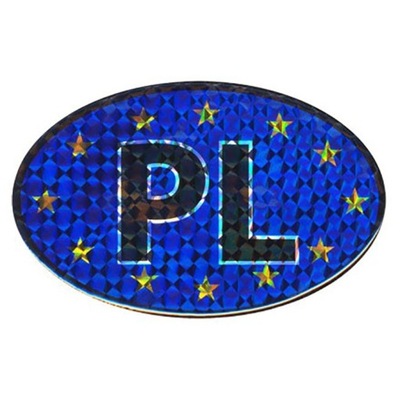 Naklejka na samochód - PL - UE