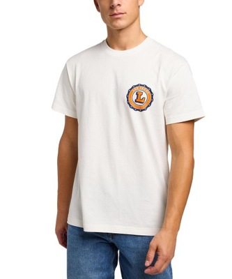 T-shirt Lee VARSITY TEE 112350085 Ecru XL