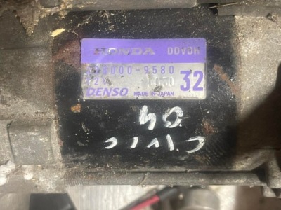 Стартер honda civic vii 00-06 1.4 b фото №1