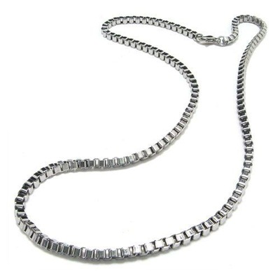 ŁAŃCUSZEK STAL SZLACHETNA KOSTKA