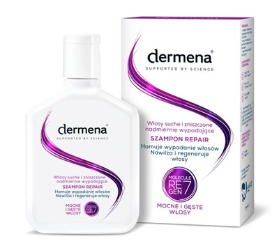 Dermena Repair, Szampon hamujący wypadanie włosów, 200 ml