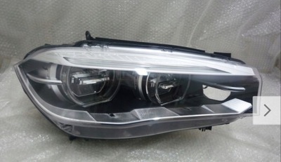 BMW X5 F15 X6 F16 FARO COMPLETO DIODO LUMINOSO LED ADAPTIVE DERECHA PARTE DELANTERA CASSETE 7410684 BUEN ESTADO 