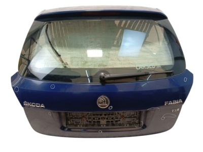Крышка багажника багажника skoda fabia ii lift 2010-2014 1.6 tdi 75km фото №1