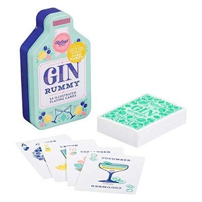 Ridley's Games GME024 Gin Rummy Playing Cards, Teal