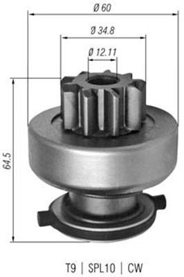 Bendix ducato 1,9d magneti marelli 940113020349 фото №1