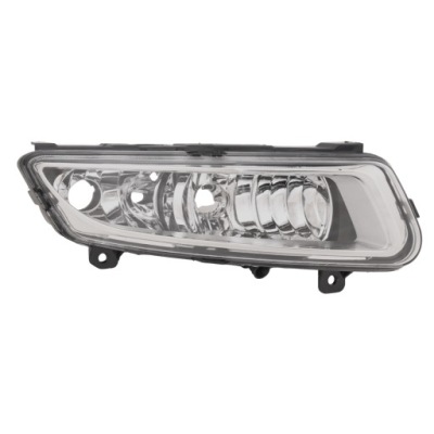 Противотуманная фара + drl vw polo v 5 6r0 2009-2015 h8 p21w r фото №1