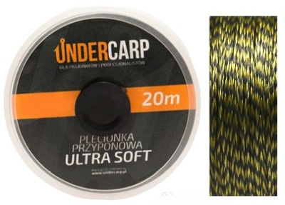 Undercarp Plecionka 20 m/15 lbs Soft zielona
