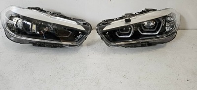 REFLEKTORIUS KAIRYSIS DEŠINYSIS FULL LED BMW X2 F39 KOMPLEKTAS 8738186, 8738185 