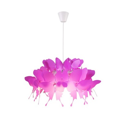 Light prestige Lampa wisząca Farfalla 1xE27 ciemny róż LP-3439/1P dark pink
