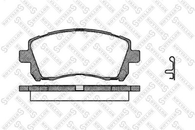 ZAPATAS DE FRENADO SUBARU OUTBACK 00-03 PARTE DELANTERA  