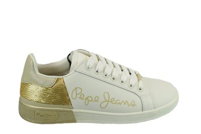 Sneakersy PEPE JEANS PLS30965 099 biały 36