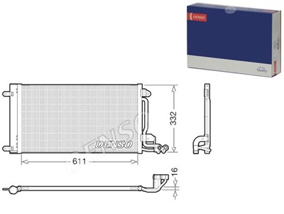 KONDENSATORIUS KONDICIONAVIMO AUDI A1 SEAT IBIZA IV IBIZA IV SC IBIZA IV ST 