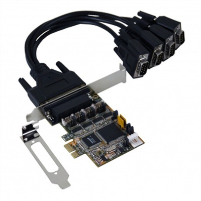 EXSYS Karta PCI Express x1 4x szeregowy RS-232 EX-44384