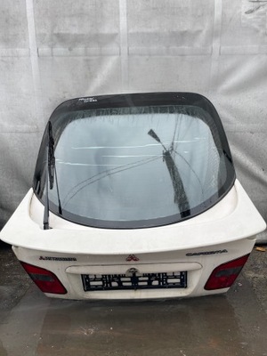 Mitsubishi carisma hb кришка багажника задня задня комплектна ze спойлером фото №1