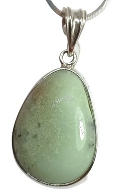 WISIOREK CHALCEDON SREBRO 925 MINERAŁ ZAWIESZKA