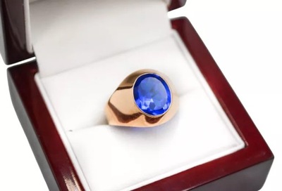 ELEGANCKI ZŁOTY MĘSKI SYGNET PR. 585 WARMET 14K | 5.47G | ROZM. 23