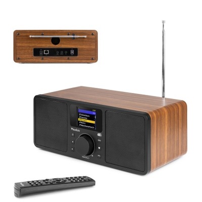 Stylowe RADIO internetowe WIFI DAB+ FM BT pilot