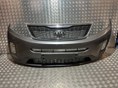 Бампер перед передній решітка радіатора kia sorento ii xm lift 12- k3g фото №1