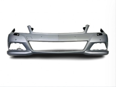 MERCEDES C CLASS W204 FACELIFT BUMPER FRONT 6XPDC WASHERS CHROME 2011-2014 YEAR  