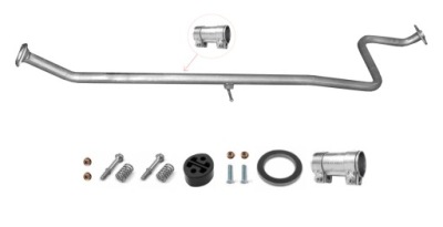 Mazda 2 1.3 2007-2015 труба средняя фото №1