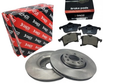 Гальмівні диски ham+klocki перед dacia duster 10- meganeiii фото №1