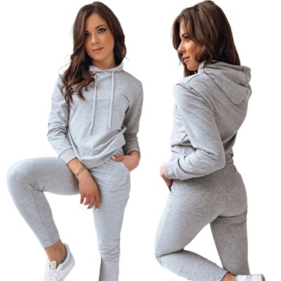 DAMSKI KOMPLET DRESOWY BLUZA SPODNIE roz. S