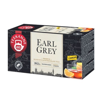 Herbata Teekanne Earl Grey Lemon 20 kopert