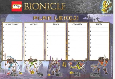 LEGO BIONICLE PLAN LEKCJI - ORYGINALNY SZKOŁA