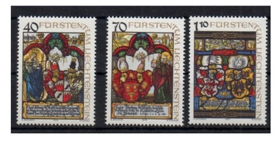 LIECHTENSTEIN - znaczki pocztowe, zestaw.