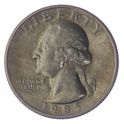 1/4 dolara Quarter Dollar - Waszyngton - D - 1985