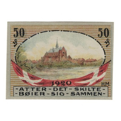 Banknot, Niemcy, Hadersleben Stadt, 50 Pfennig, pa